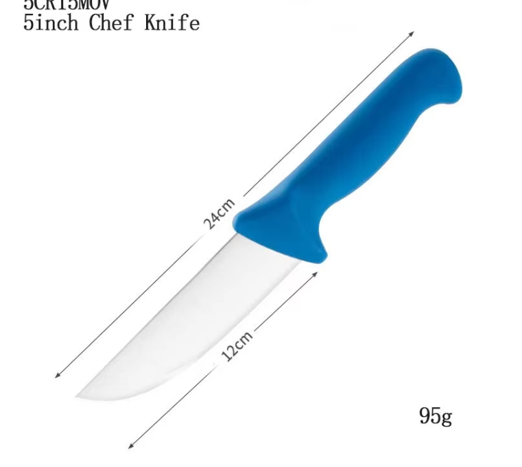 7-Piece Butcher's Knife Set — 5Cr15MoV Steel | Canvas Roll Bag Included