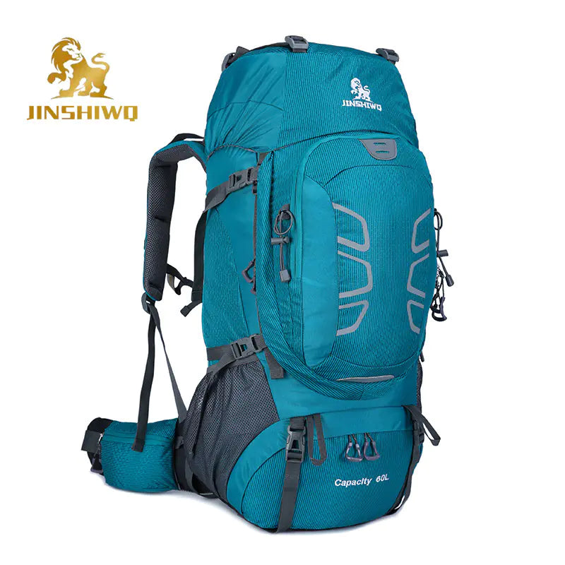 60L Water-Resistant Hiking Backpack Lightweight Nylon