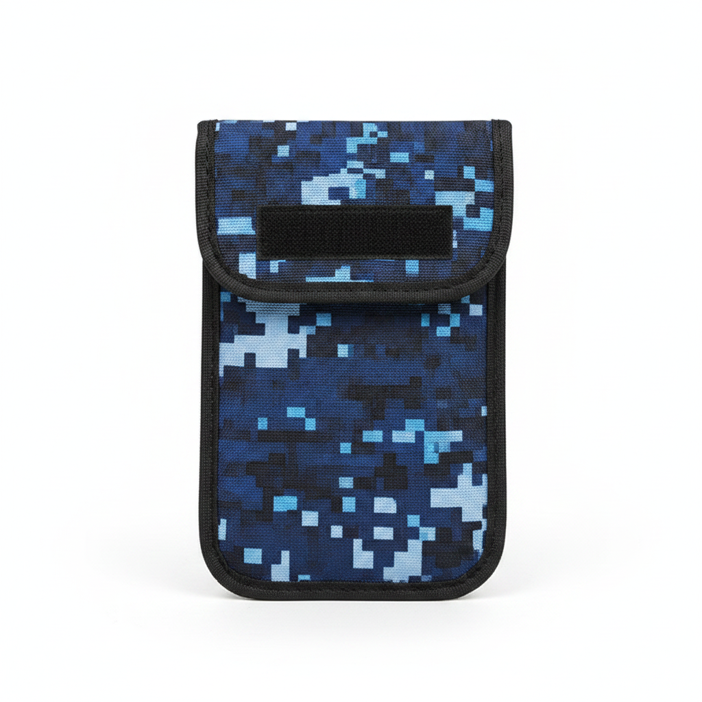 Faraday Signal Blocking Pouch — RFID & RF Privacy Shield for Phones & Key Fobs
