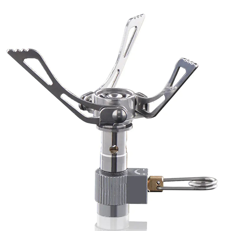 Folding Camping Gas Stove - Ultra-Light Portable Backpacking Burner