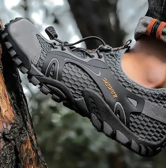 River Trekking Shoes — Fast-Drain Grip | Wading & Water Trail Shoe