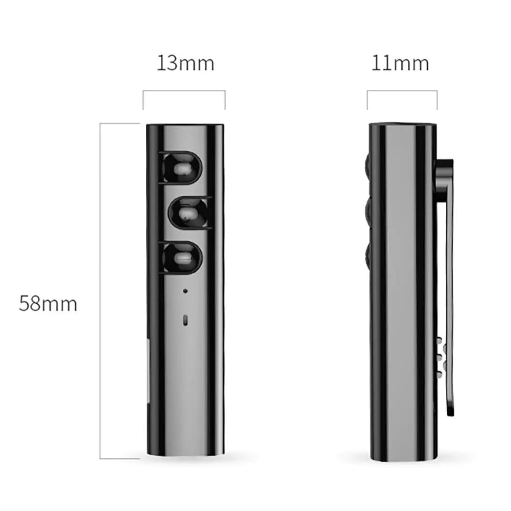 Mini Lavalier Bluetooth MP3 Player - HiFi Sound with Card Slot & AUX Output | Ultra-Compact