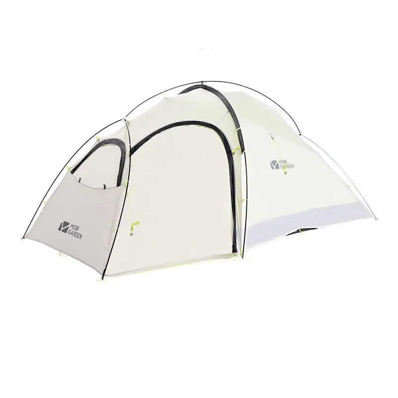 Portable Outdoor Camping Tent with Vestibule - 1-3 Person Double Layer Waterproof Tent | Aluminum Frame