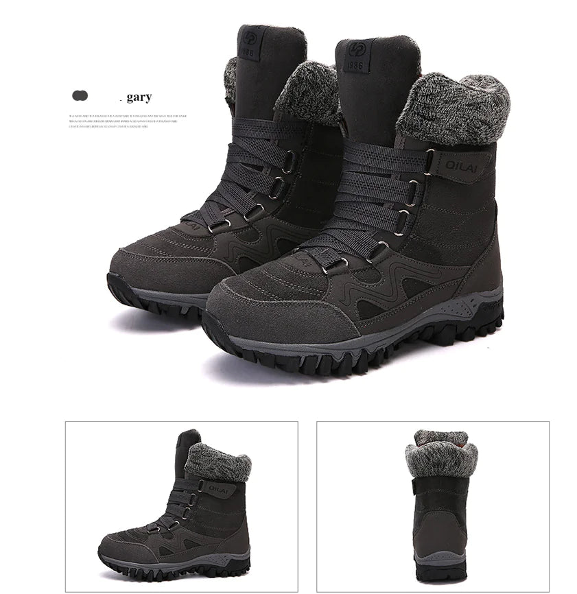 Women's Winter Outdoor Snow Boots for Hiking and Skiing