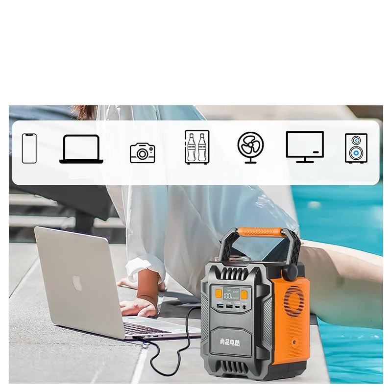 200W Portable Power Station - Outdoor Energy Storage Supply | Camping & Emergency Backup