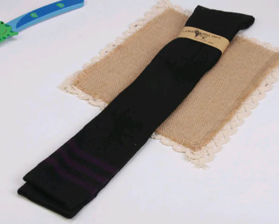 Striped Over-the-Knee Socks for Women - College Style Knee-High Fashion Socks