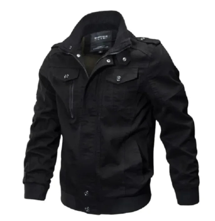 Tactical Flight Army Jacket - Military Bomber Jacket with Cotton Construction | Plus Size Available